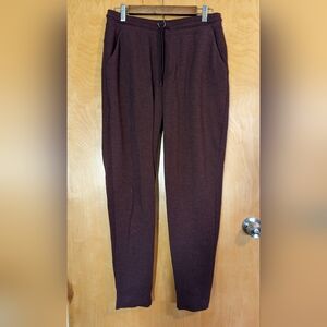 Athletic Burgundy Joggers Women's Size Medium